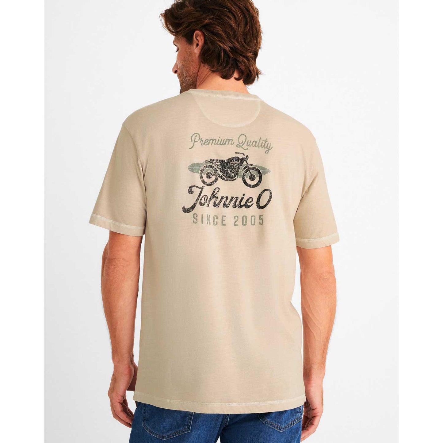 Johnnie-O Surf Cycle Graphic T-Shirt - Combed Cotton