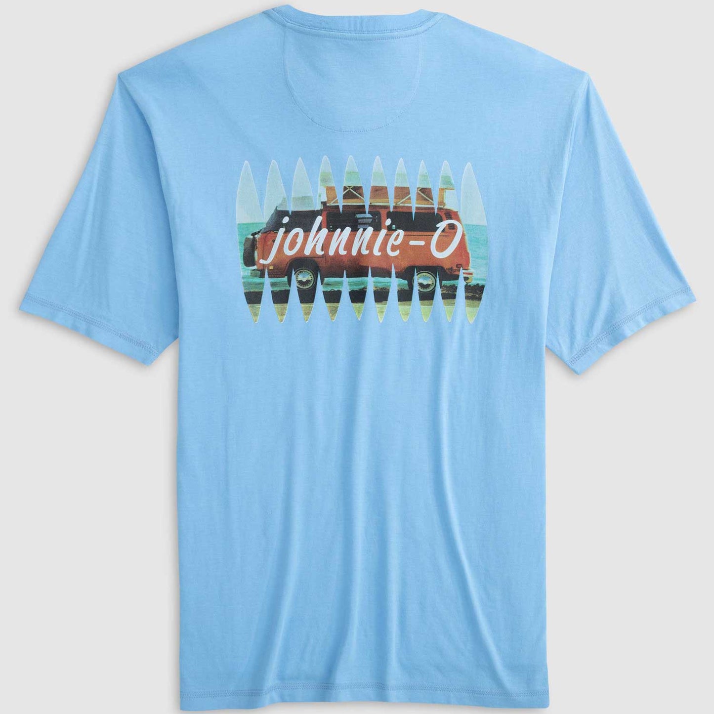 Johnnie-O Beach Bus Graphic T-Shirt - Maliblu