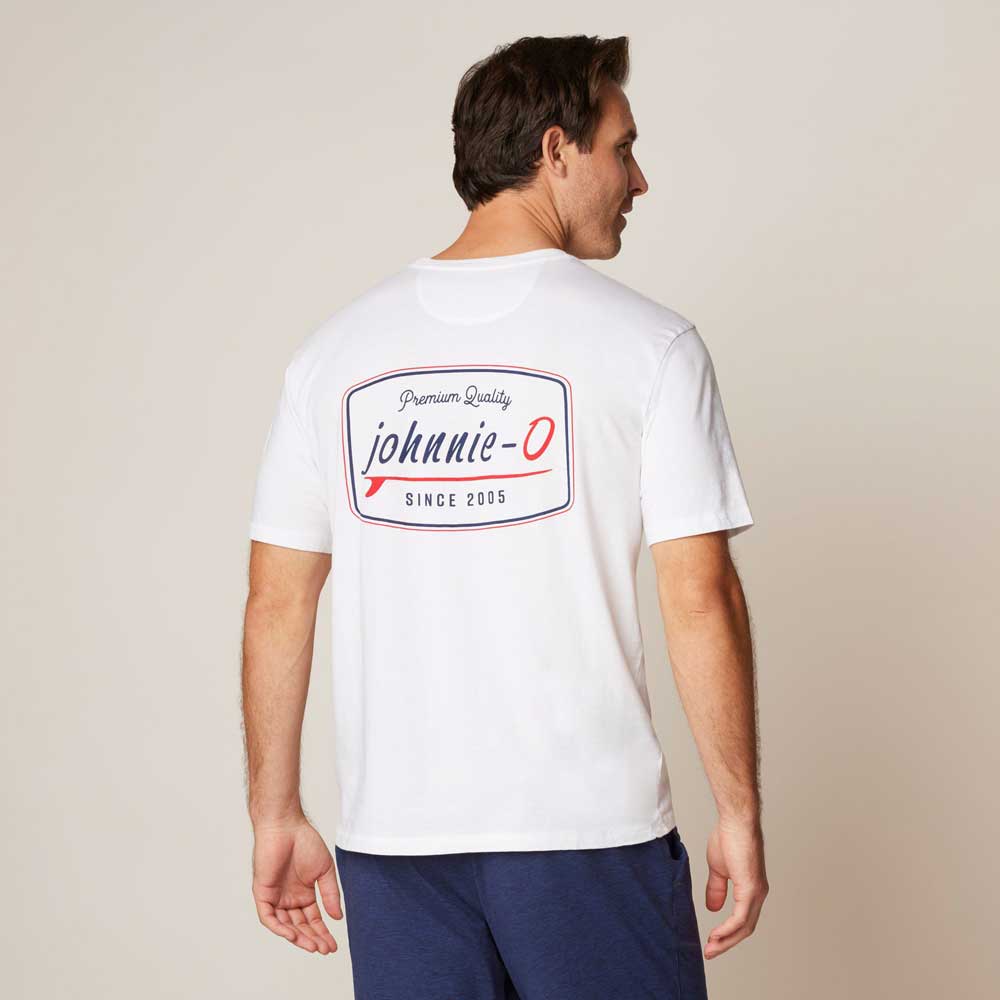 Johnnie-O Decker Logo Graphic T-Shirt - White
