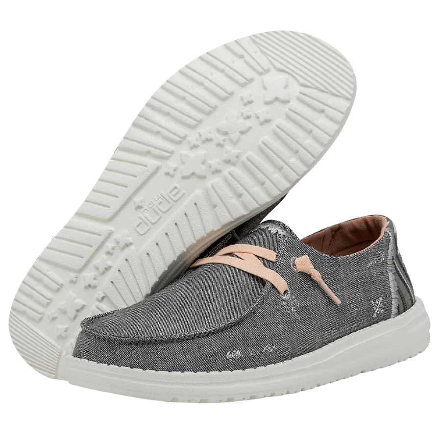 Heydude Shoes Wendy Boho Grey - BeachToBlvd