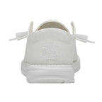 Heydude Wendy Slub Canvas Women's Shoes - White - BeachToBlvd