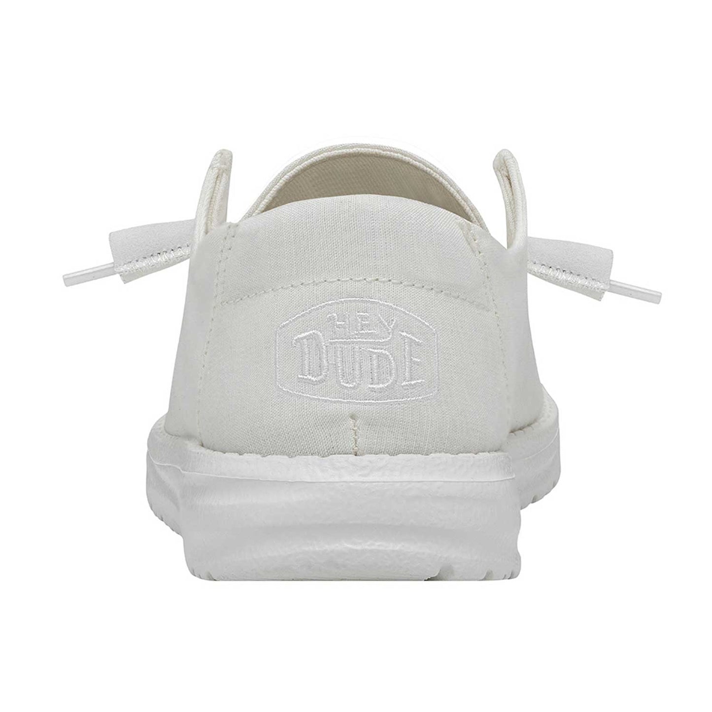 Heydude Wendy Slub Canvas Women's Shoes - White