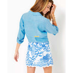 Lilly Pulitzer Michelina Mini Skort - Resort White Glisten In The Sun - BeachToBlvd