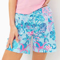 Lilly Pulitzer UPF 50+ Luxletic 7" Cabrera Short - Multi Bahamas Beachcomber Golf - BeachToBlvd