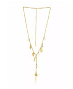ETTIKA Ocean Charm Chain Lariat Necklace