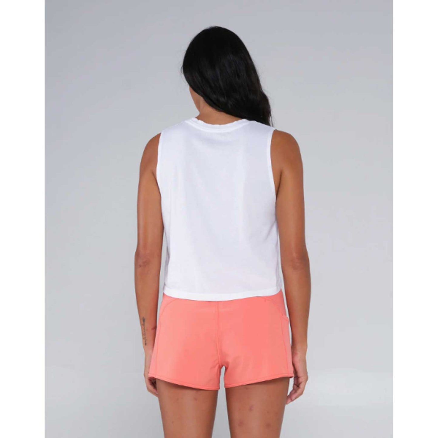 Salty Crew Fine Line Cropped Women's Tank Top