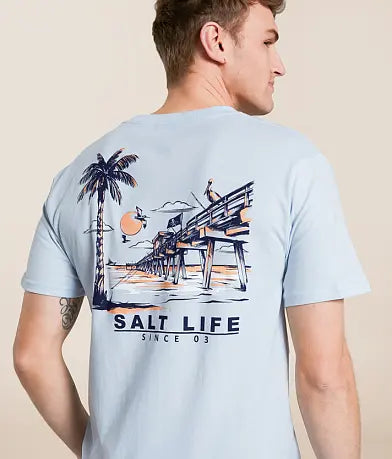 SALT LIFE Pierside T-Shirt SLM11153 - BeachToBlvd