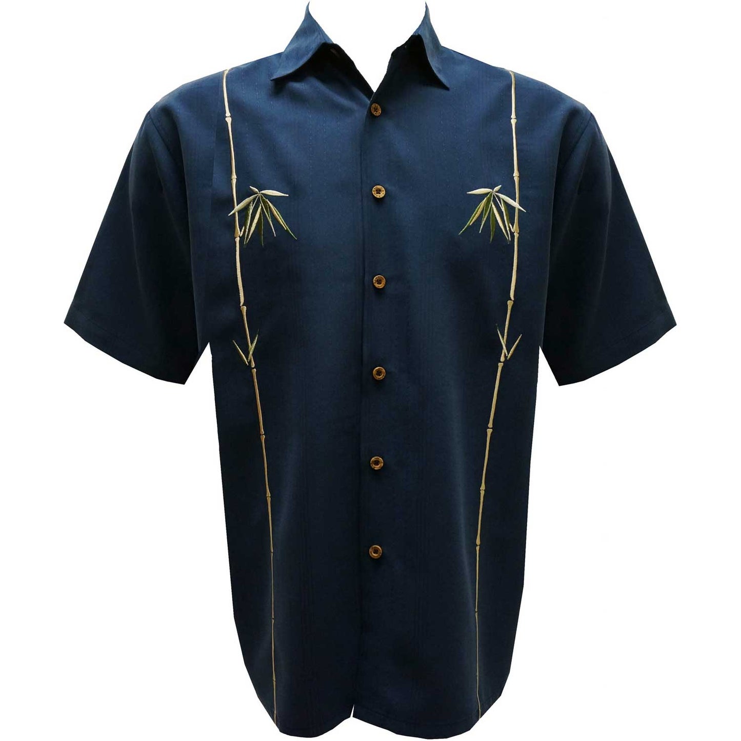 Bamboo Cay Dual Bamboos Men's Camp Shirt WB601T