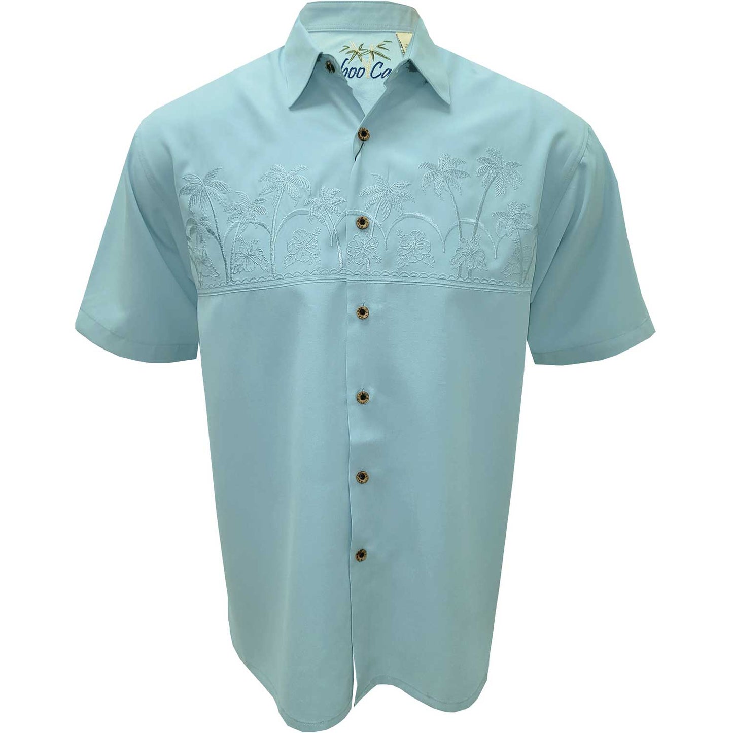 Bamboo Cay Chest Palms Men's Camp Shirt WB701