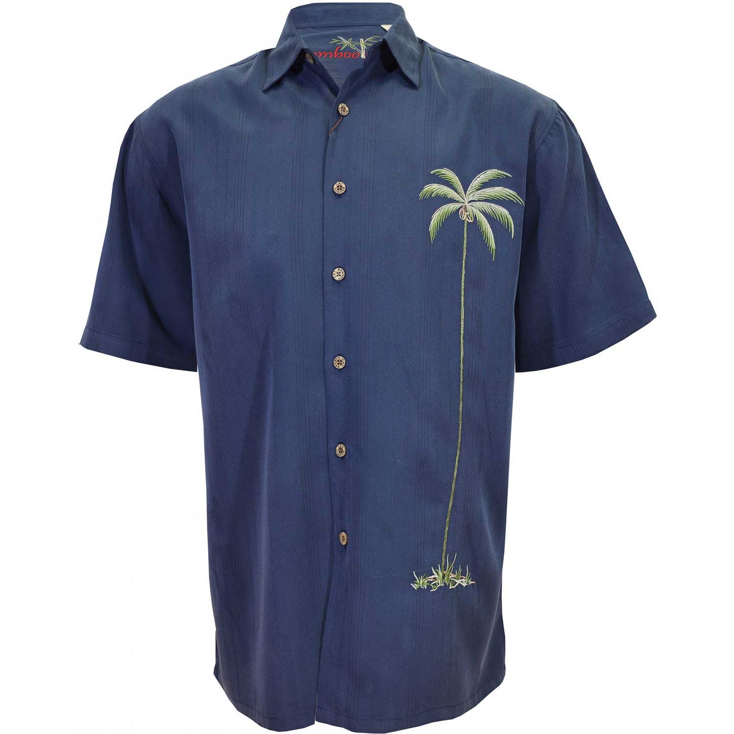 Bamboo Cay Classic Single Palm Men's Camp Shirt WB1003T