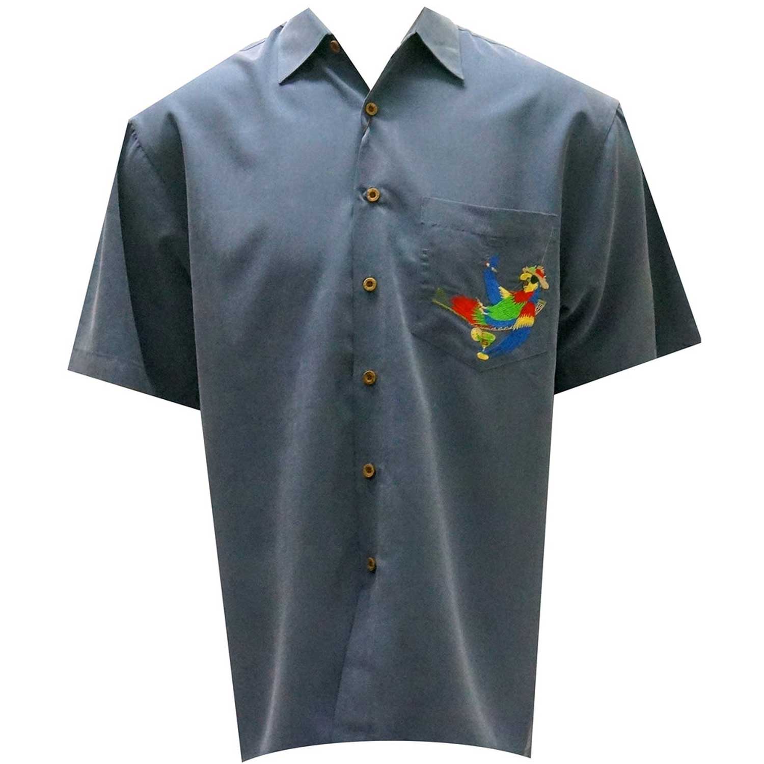 Bamboo Cay 5 O'Clock Men's Camp Shirt Wb5000 - BeachToBlvd