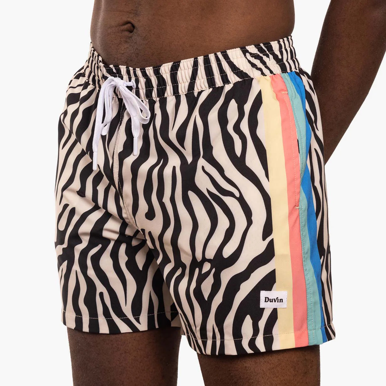 Duvin Zebra Disco Men's Swim Short