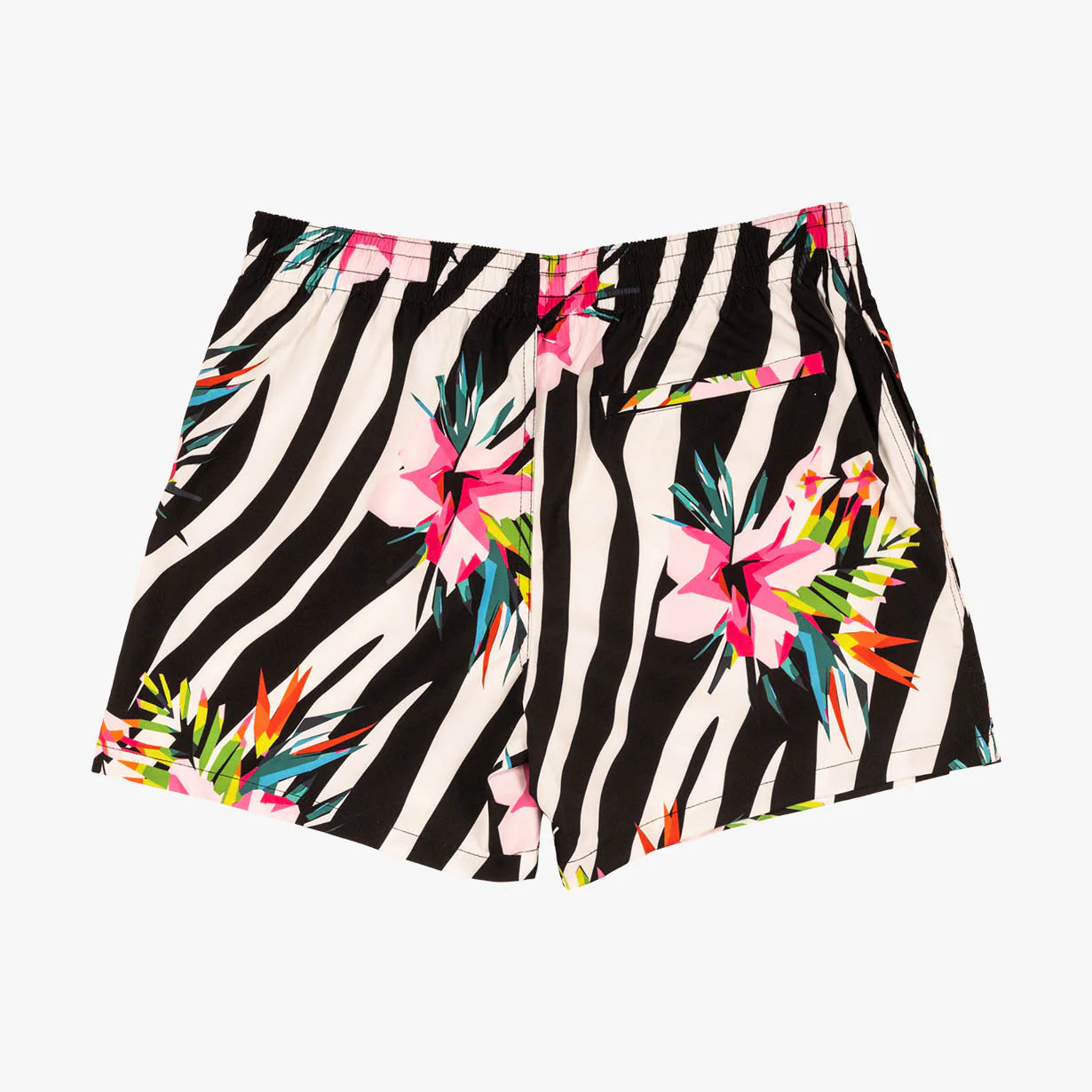 Duvin Zebra Floral Men's Swim Short