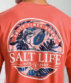 SALT LIFE Paradise Seas T-Shirt- ROYAL BLUE - BeachToBlvd