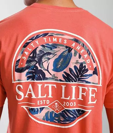 SALT LIFE Paradise Seas T-Shirt- ROYAL BLUE - BeachToBlvd