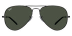 Ray-Ban RB3025 Large Metal Aviator- Gunmetal/ Polarized Green Lens