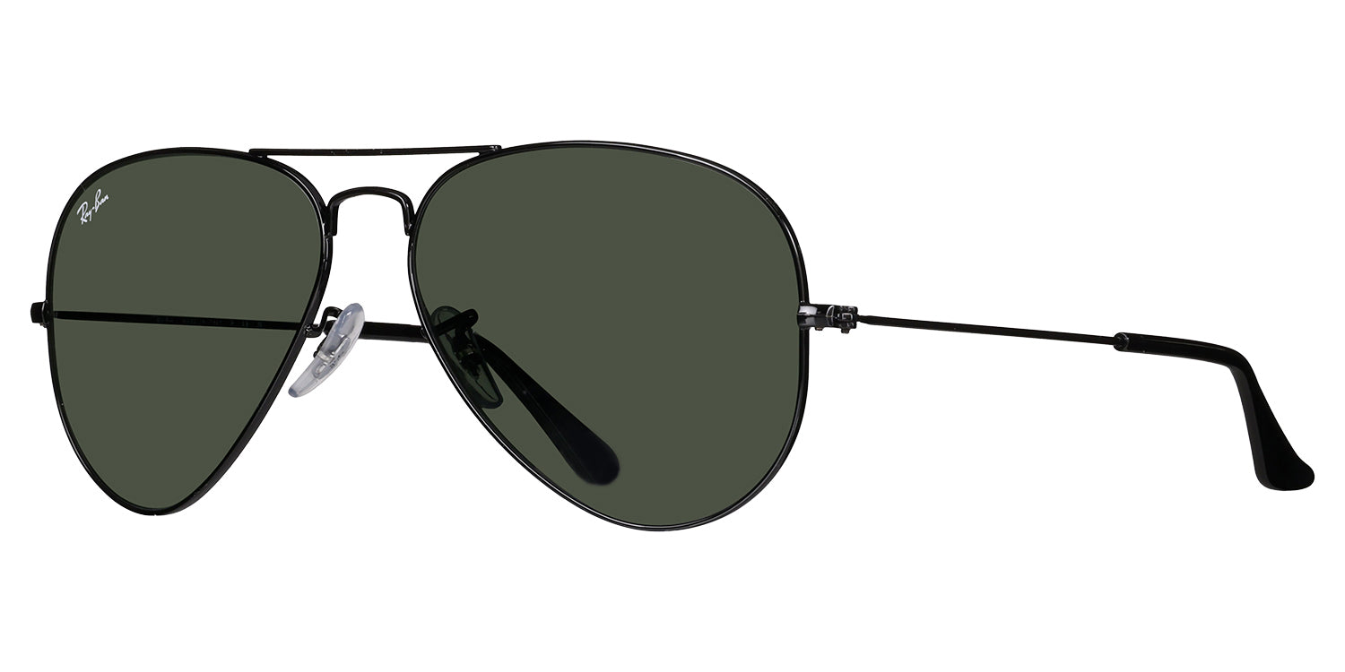 Ray-Ban RB3025 Large Metal Aviator- Gunmetal/ Polarized Green Lens