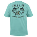 SALT LIFE HOOKED FOR LIFE SS TEE - SLM11142 - BeachToBlvd