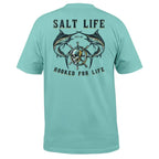 SALT LIFE HOOKED FOR LIFE SS TEE - SLM11142 - BeachToBlvd