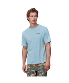 Patagonia Cap Cool Daily Graphic Shirt-Boardshort Logo: Chilled Blue - BeachToBlvd