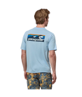 Patagonia Cap Cool Daily Graphic Shirt-Boardshort Logo: Chilled Blue - BeachToBlvd