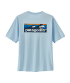 Patagonia Cap Cool Daily Graphic Shirt-Boardshort Logo: Chilled Blue - BeachToBlvd