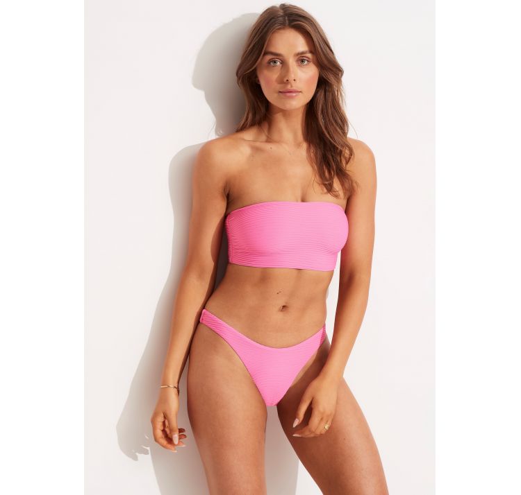 Seafolly Essentials High Cut Pant- Pink Guava