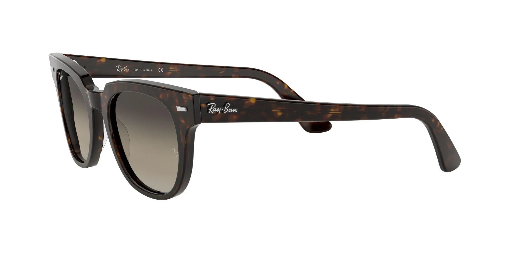 Ray-Ban Meteor 2168 Sunglasses- Tortoise/ Clear Gradient Grey