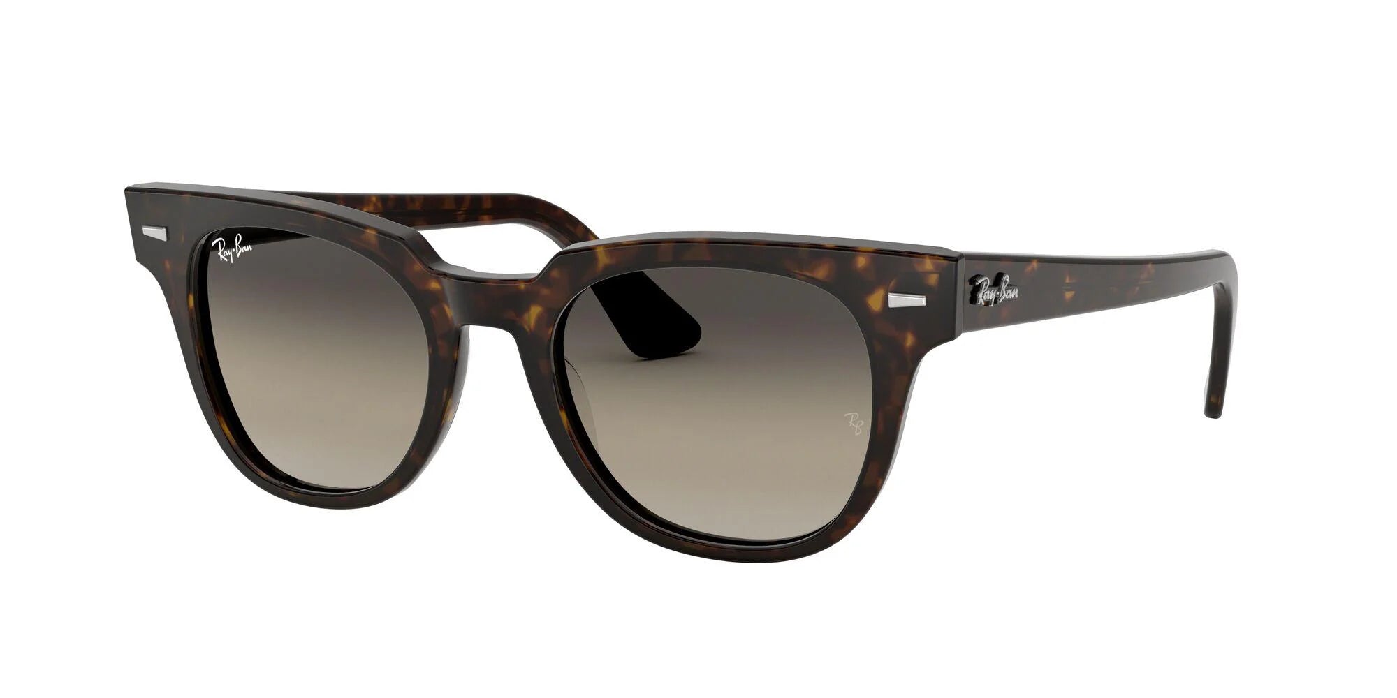 Ray-Ban Meteor 2168 Sunglasses- Tortoise/ Clear Gradient Grey