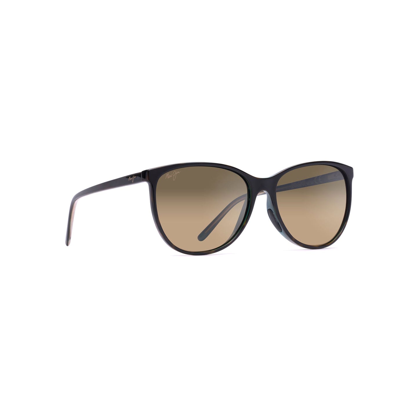 Maui Jim Ocean Polarized Sunglasses - Tortoise with Peacock Frame / HCL Bronze Lens