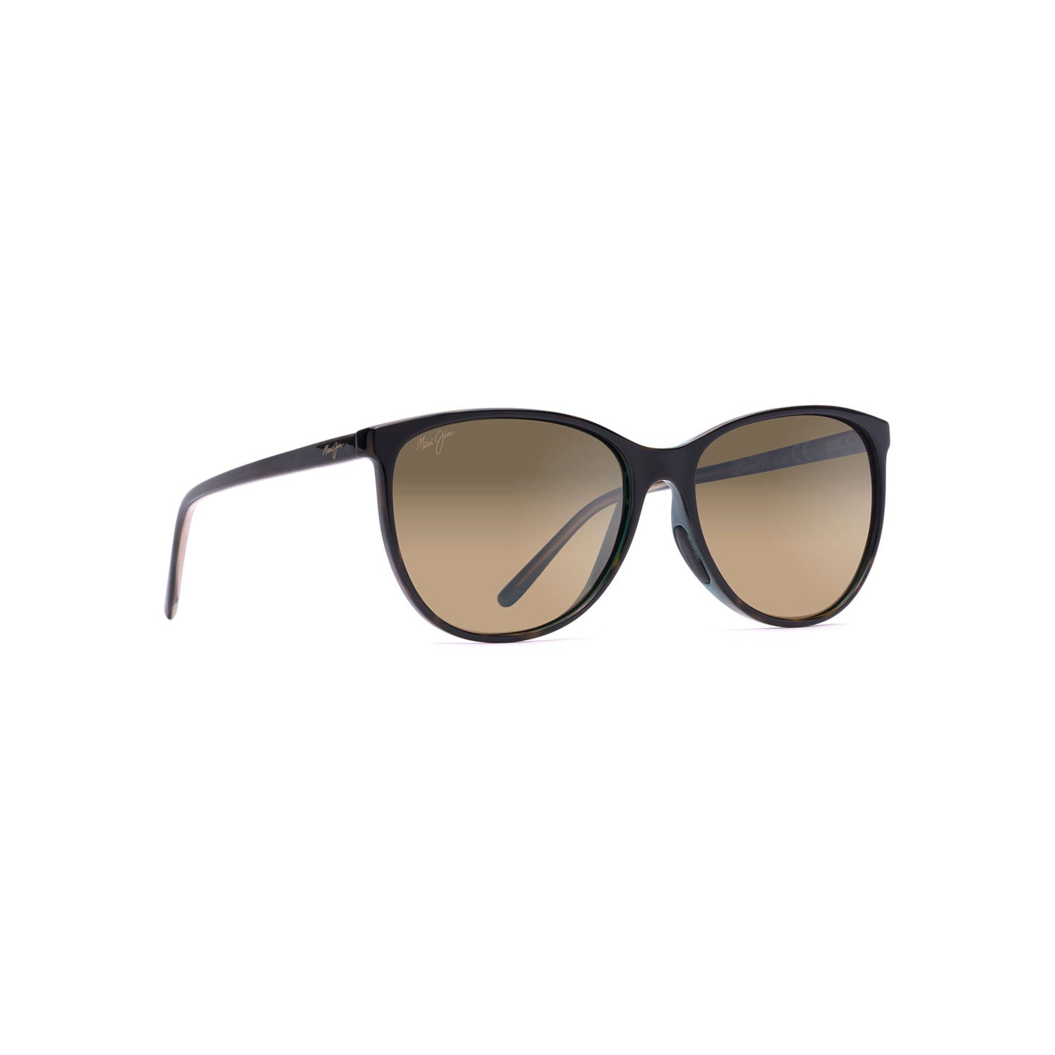 Maui Jim Ocean Polarized Sunglasses - Tortoise with Peacock Frame / HCL Bronze Lens