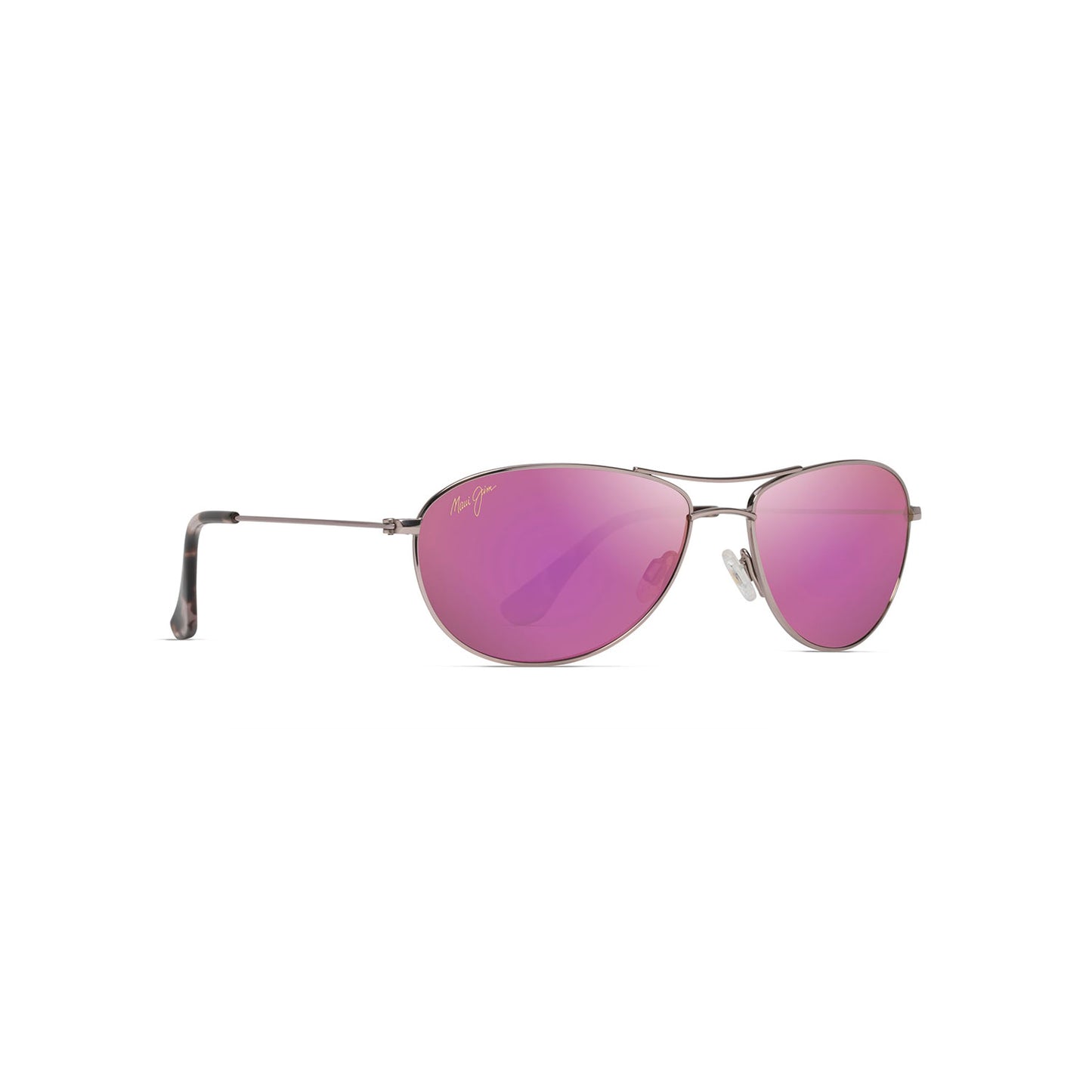 Maui Jim Sunglasses Baby Beach Polarized Aviator Sunglasses Rose Gold Frame With Maui Sunrise Lens - P245-16R