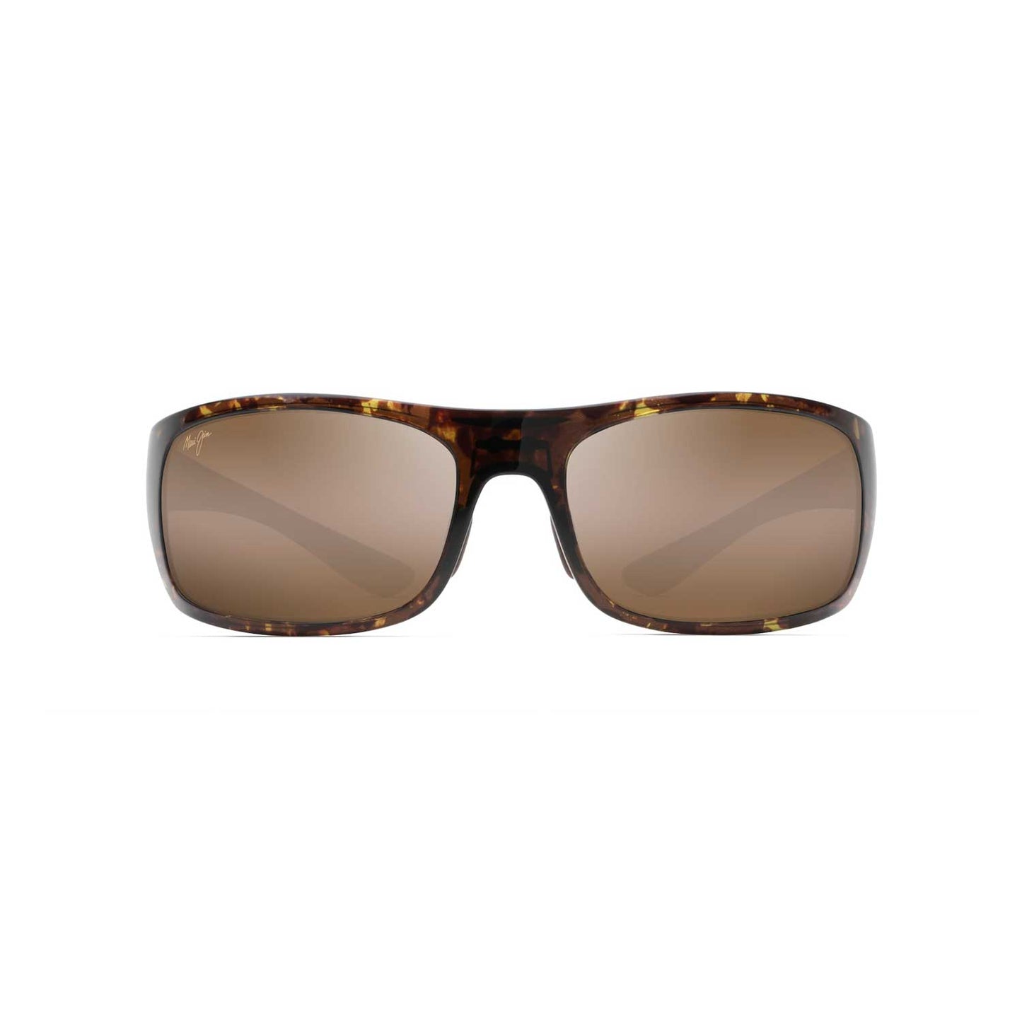 Maui Jim Sunglasses Big Wave - Olive Tortoise Frame - Bronze Lens
