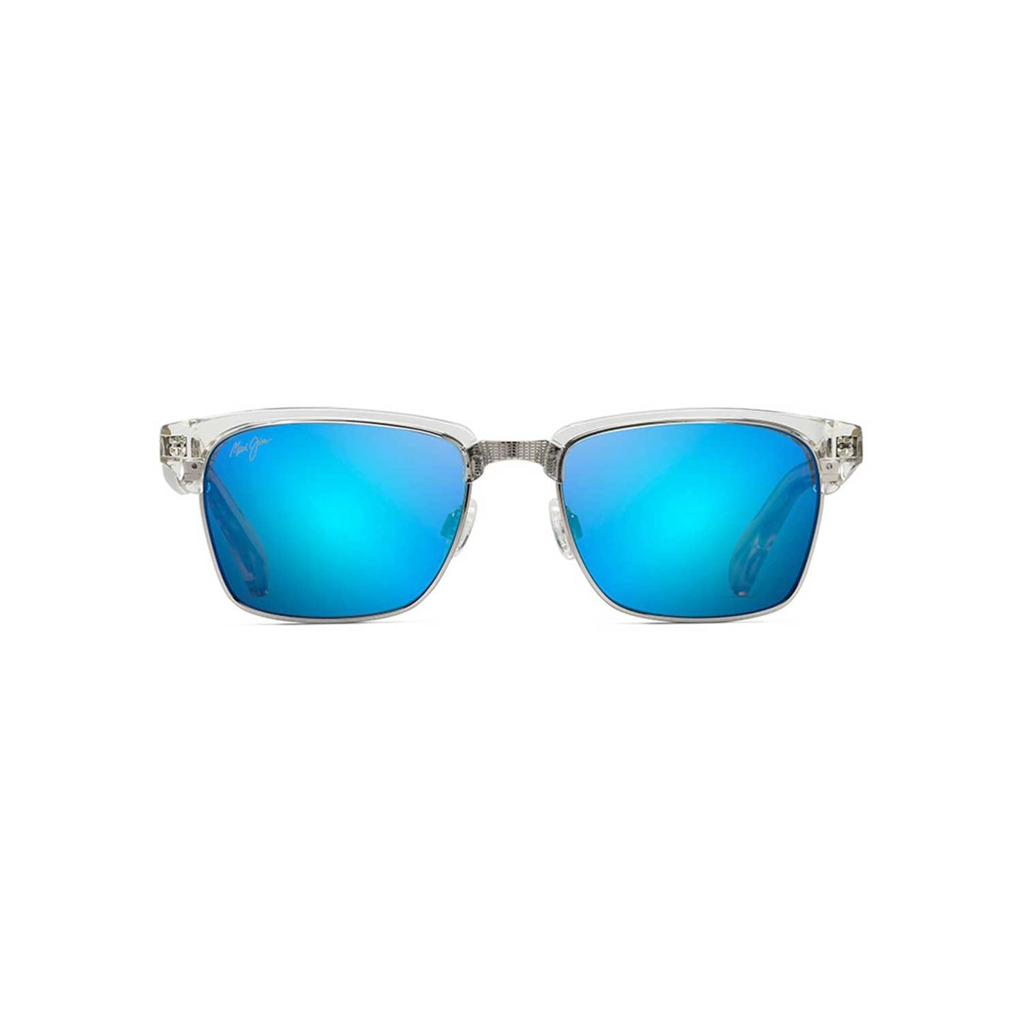 Maui Jim Sunglasses Kawika - Crystal Frame - Blue Reader Lens - 2.0 Magnification