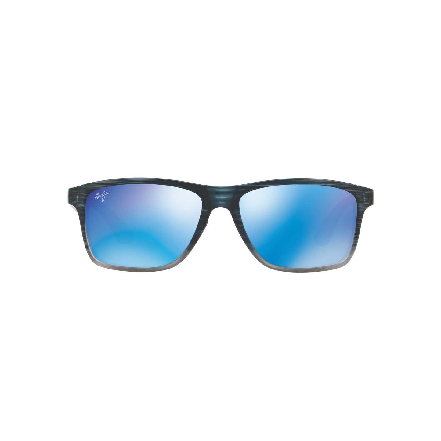 Maui Jim Onshore Polarized Sunglasses - Black and Blue Frame - Blue Lens