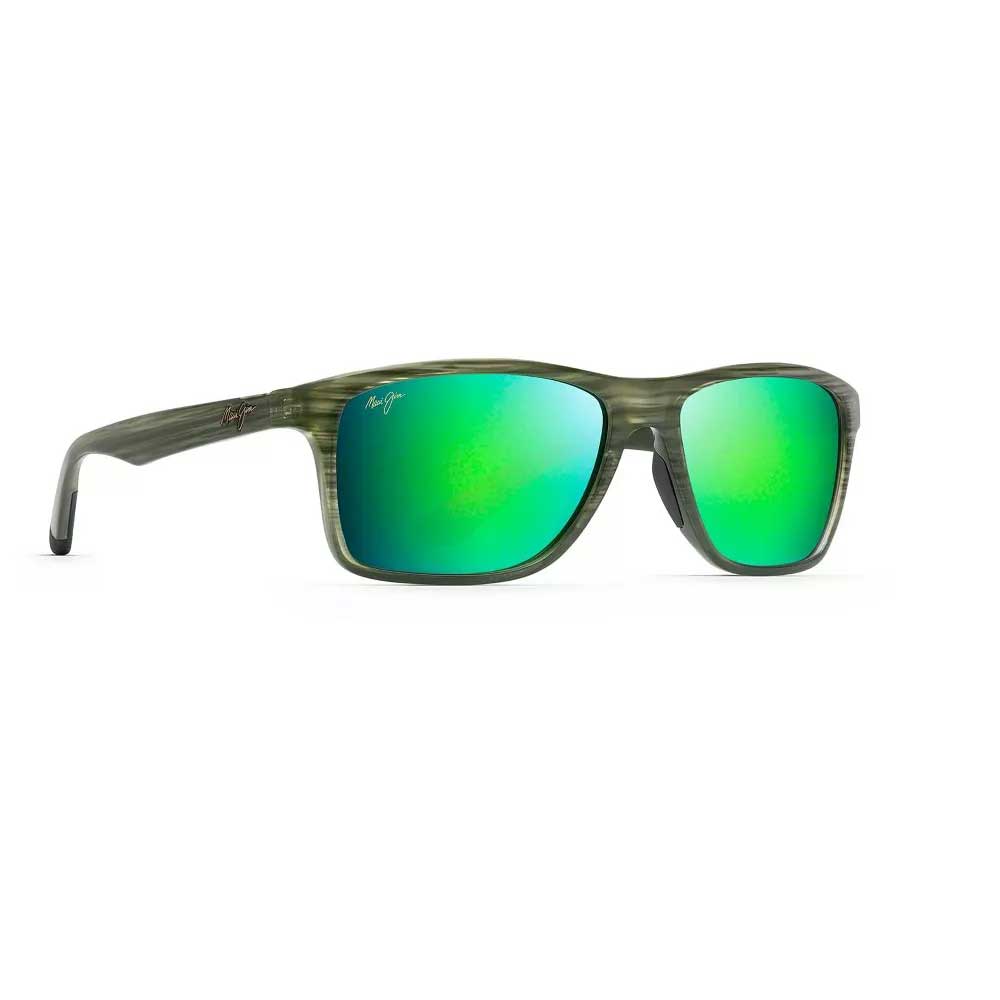 Maui Jim Onshore Polarized Sunglasses - Green Frame \ Green Lens