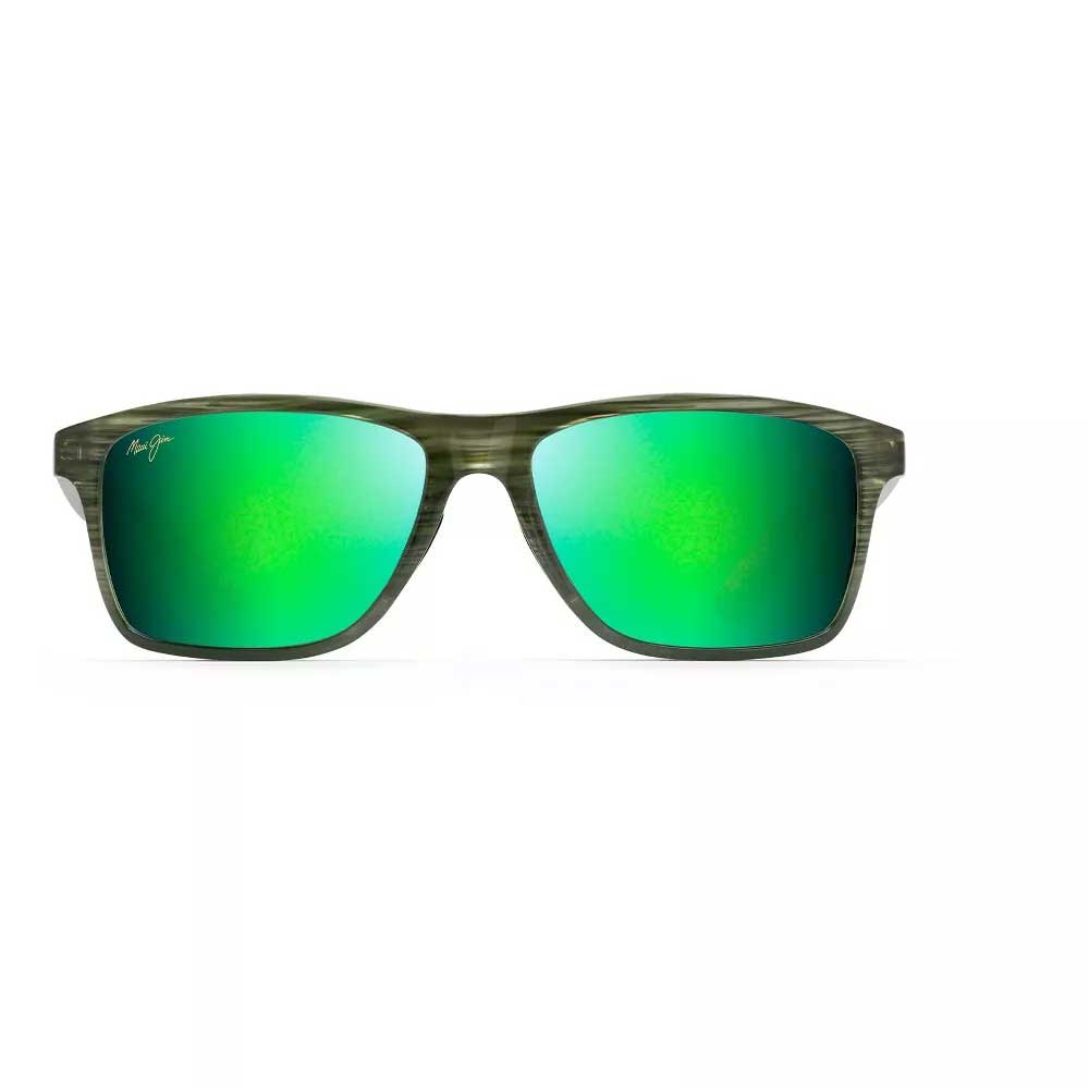 Maui Jim Onshore Polarized Sunglasses - Green Frame \ Green Lens