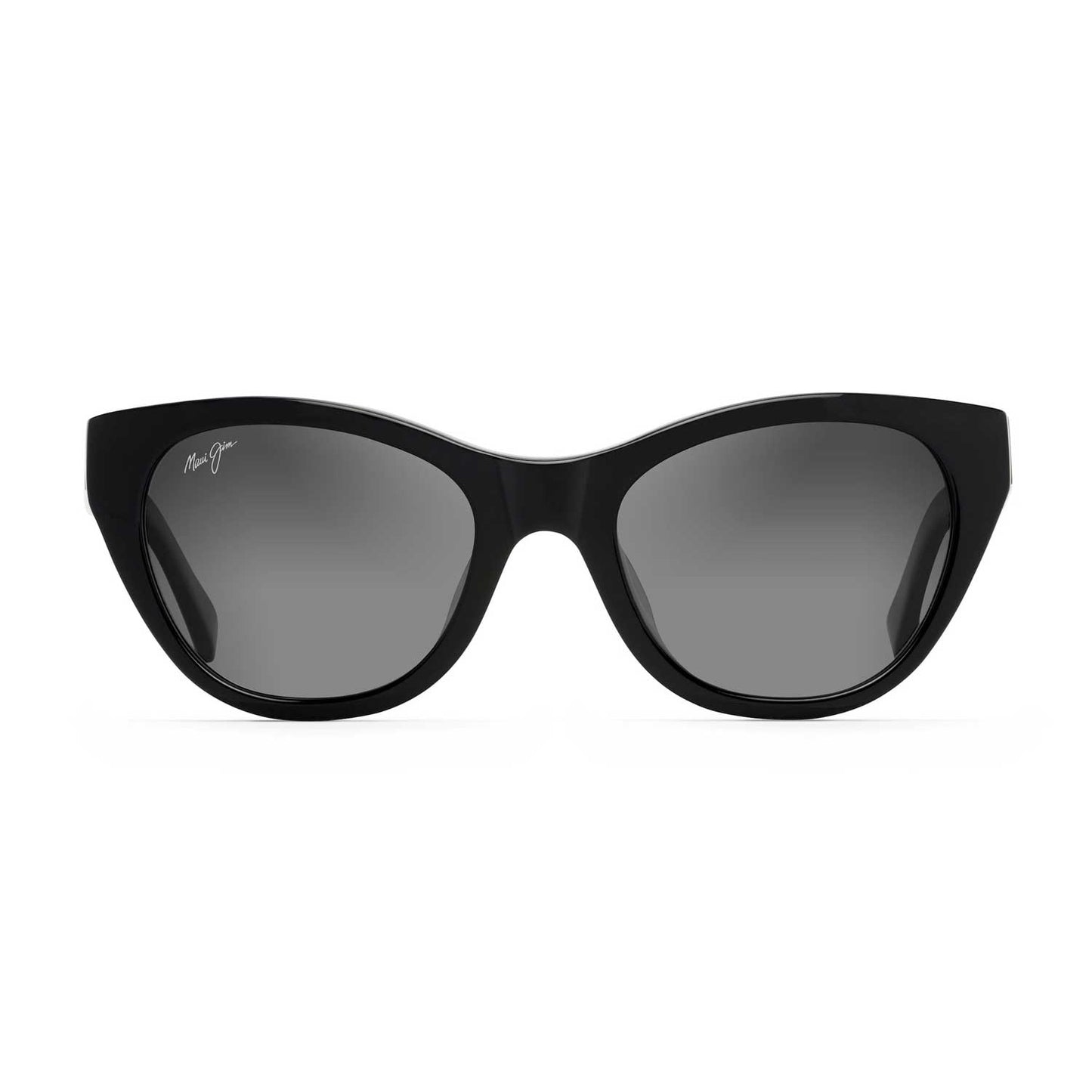 Maui Jim Sunglasses Capri - Black W/ Trans Dark Grey Frame - Gray Lens