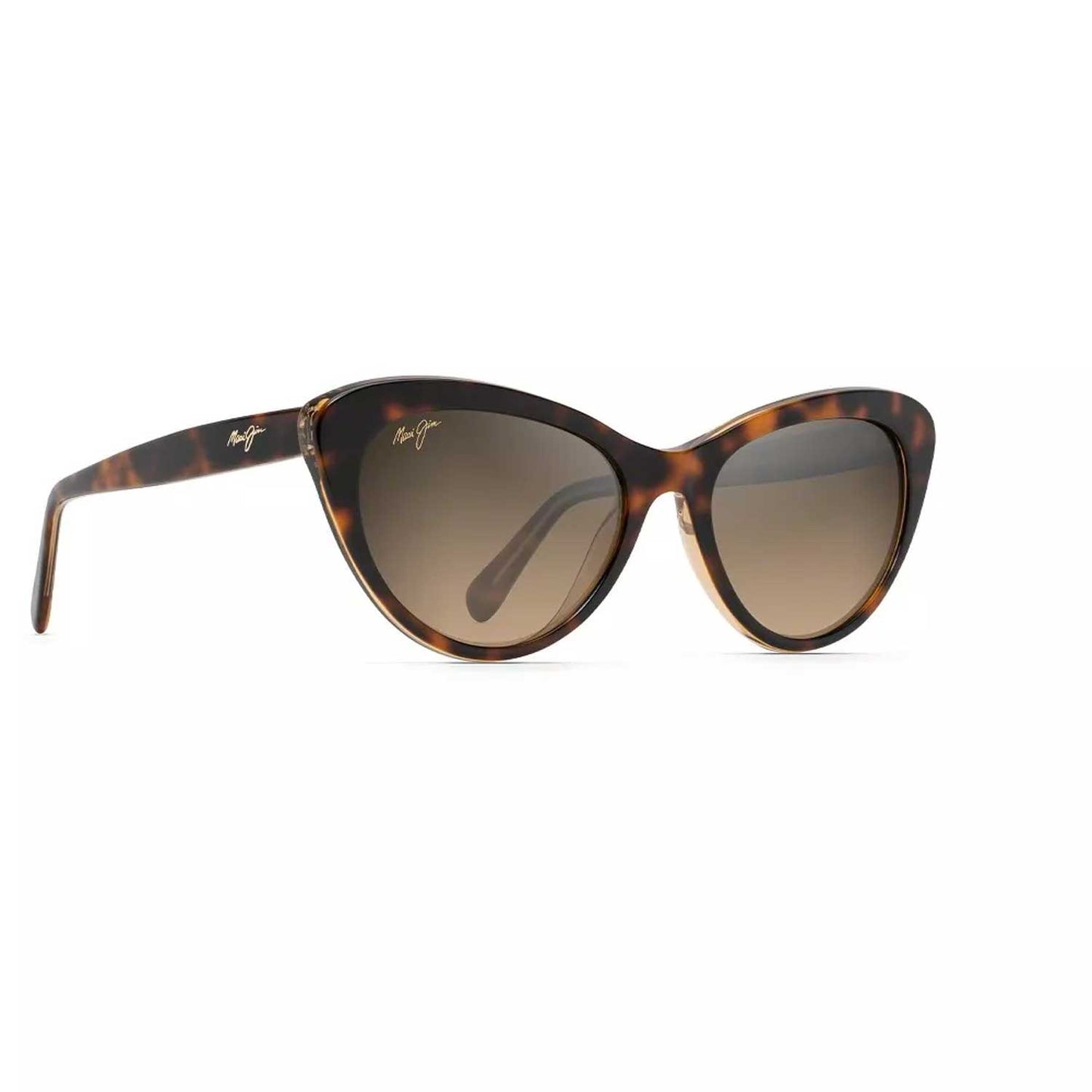 Maui Jim Sunglasses Kalani - Dark Tortoise W/Caramel Frame - Bronze Lens
