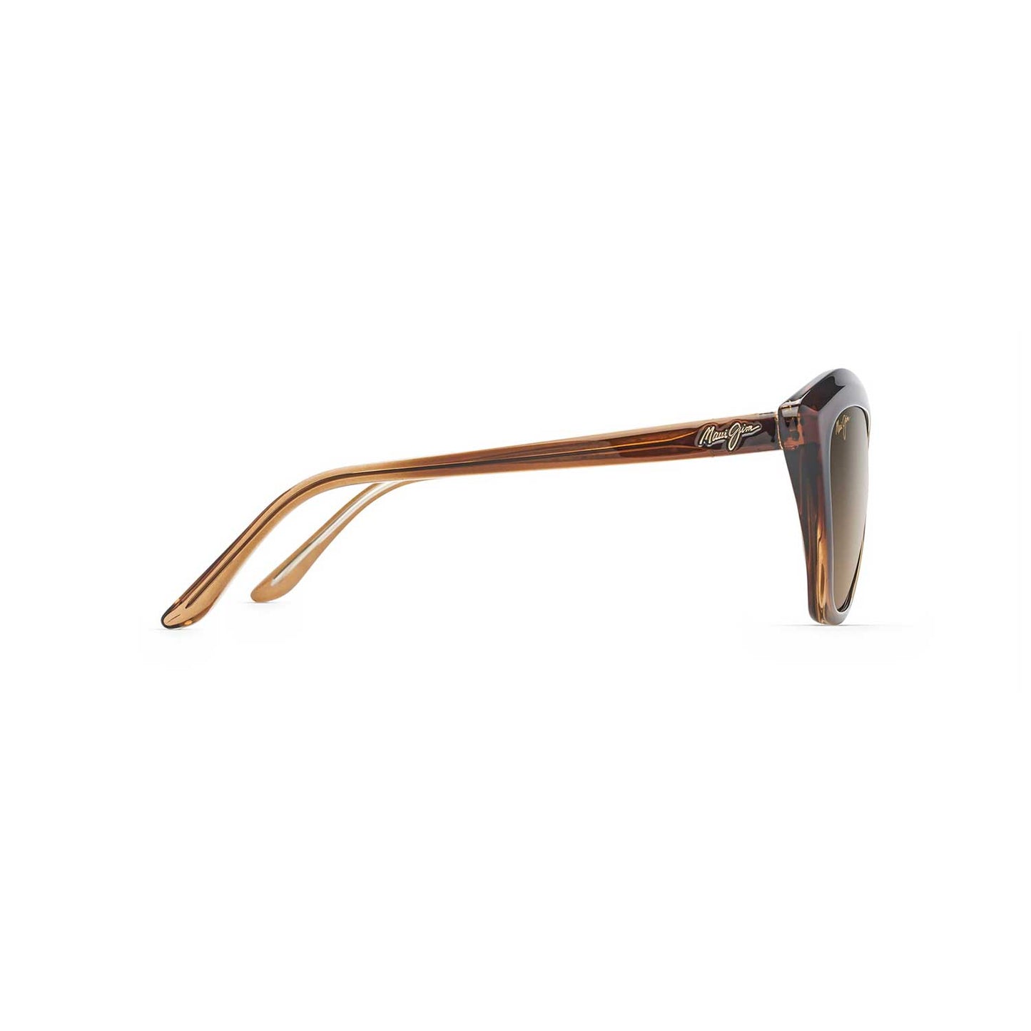 Maui Jim Sunglasses Lotus - Cat Eye Chocolate Fade Frame - Bronze Lens
