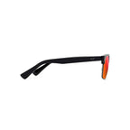 Maui Jim Sunglasses Kawika - Black Gloss W/ Pewter Frame - Red Lens - BeachToBlvd