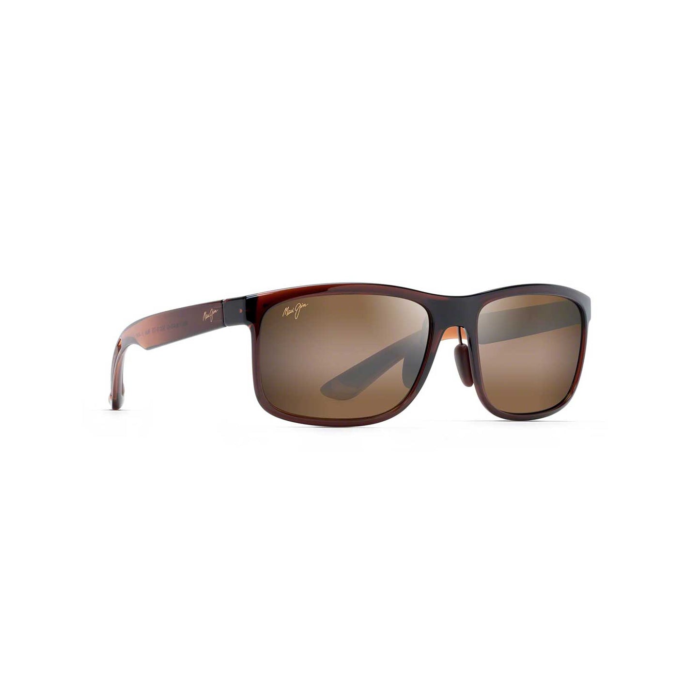 Maui Jim Sunglasses Huelo - Translucent Rootbeer Frame - Bronze Lens