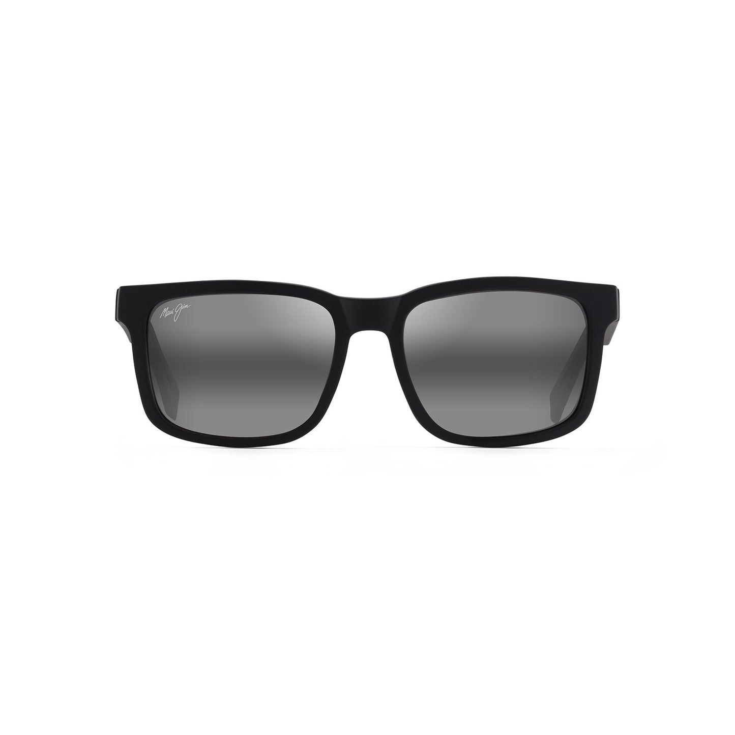 Maui Jim Sunglasses Stone Shack - Matte Black Frame W/Crystal Tips - Gray Lens