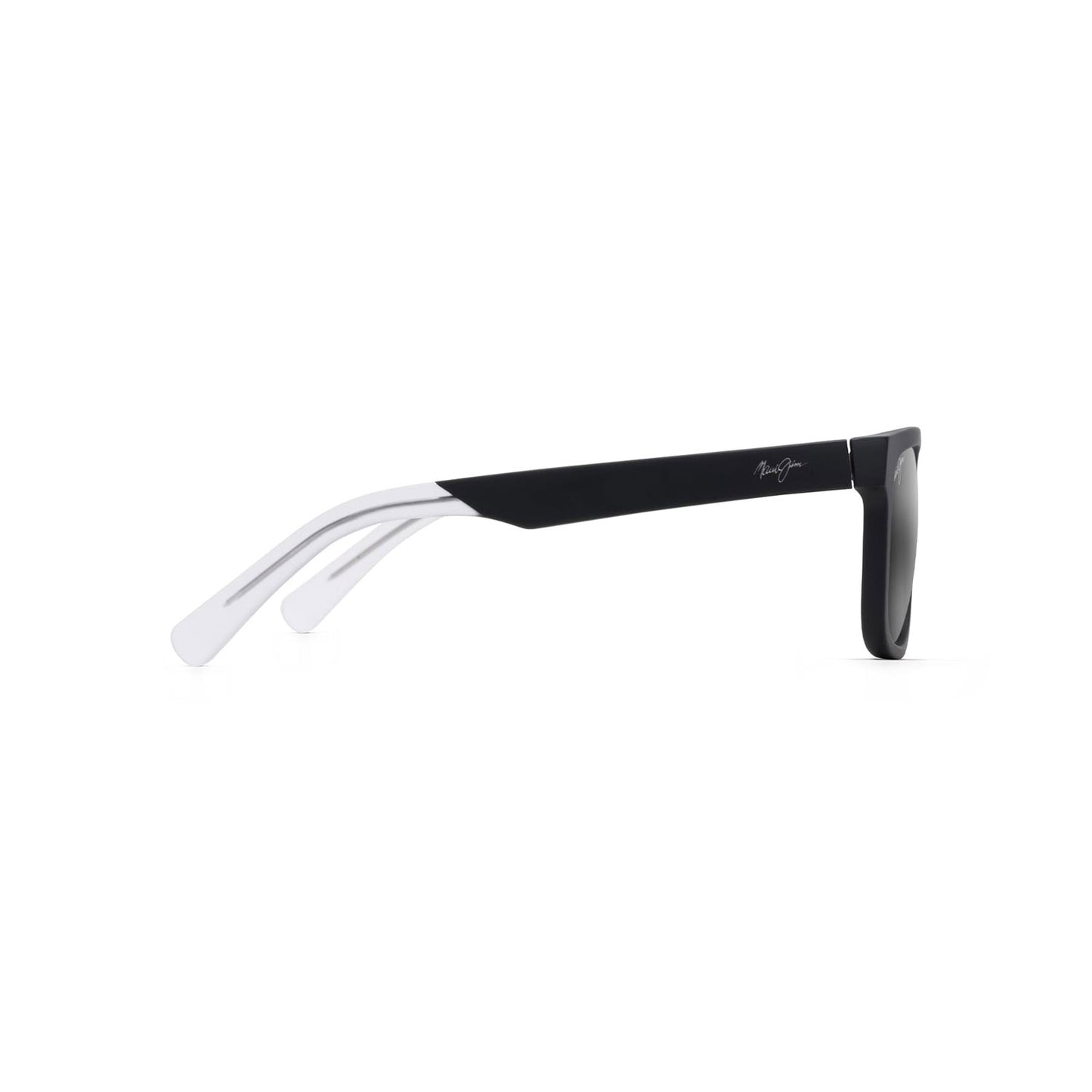 Maui Jim Sunglasses Stone Shack - Matte Black Frame W/Crystal Tips - Gray Lens