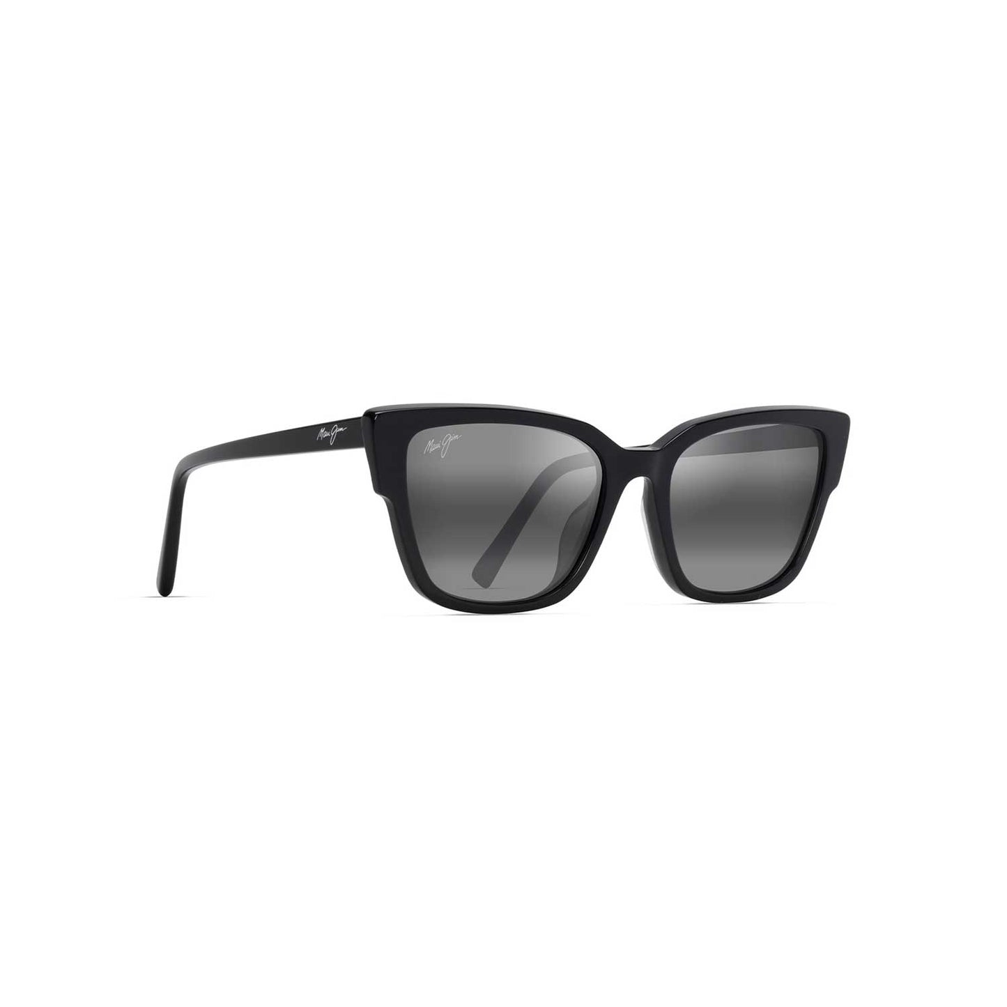 Maui Jim Sunglasses Kou - Black Gloss Frame - Gray Lens
