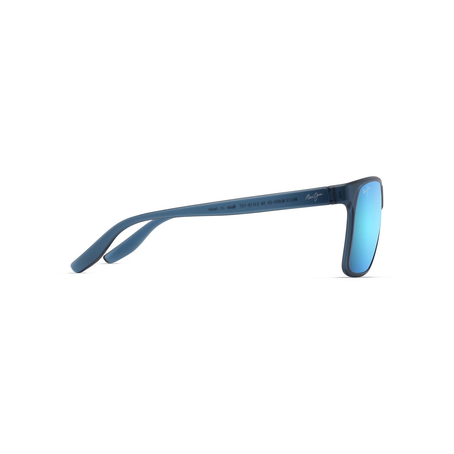 Maui Jim Pailolo Polarized Sunglasses - Blue Frame \ Blue Hawaii Mirror Lens
