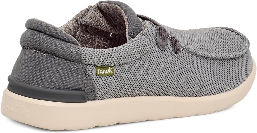Sanuk Mens Shaka Lite 2 SL Mesh -Grey - BeachToBlvd