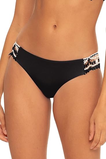 Becca by Rebecca Virtue Avery Crochet Banded Bikini Bottom