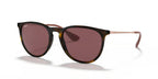 Ray-Ban RB4171 Erika Sunglasses- Havana with Dark Violet Lenses