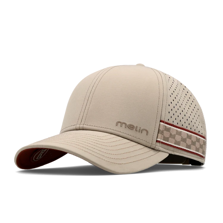 Melin Compass Links Hydro Performance Snapback Hat - Cobblestone